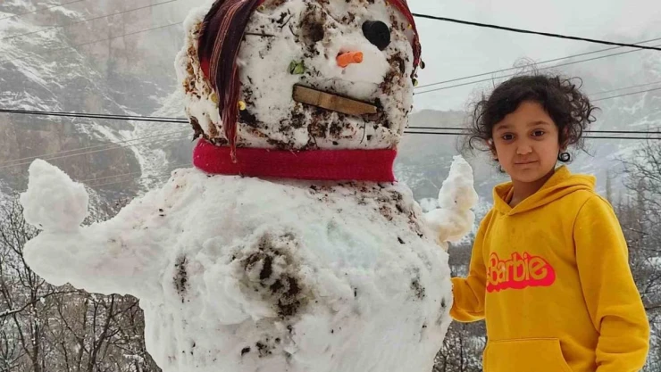 'Kardan kadın' yaptılar