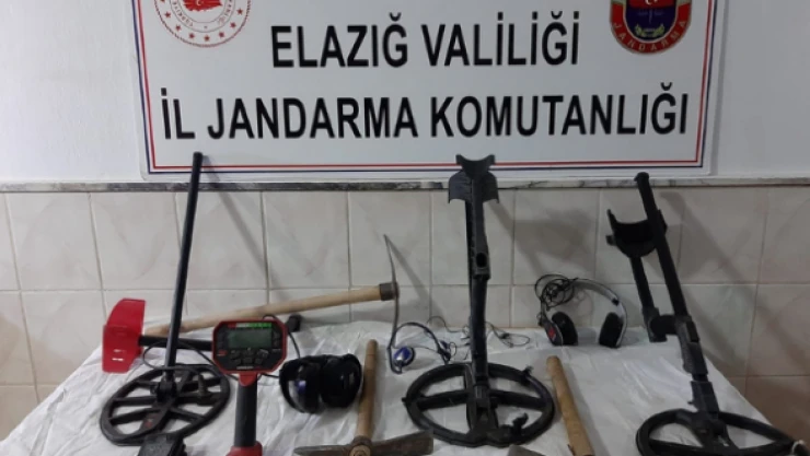 Palu'da kaçak kazı operasyonu