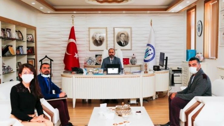 Bayburt Üniversite Rektörlüğü'nde görüşme