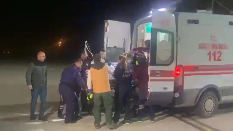 Helikopterle sevk edilen bebek kurtarılamadı