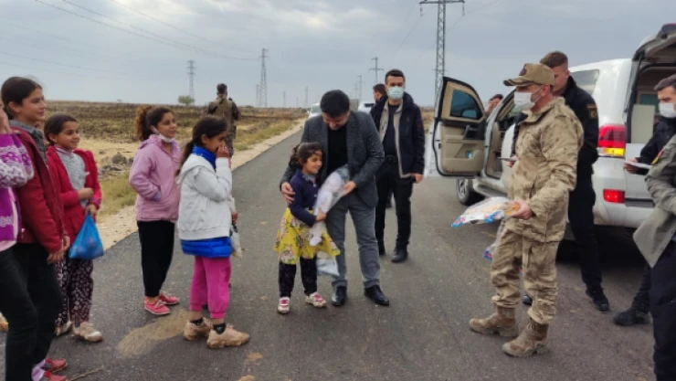 Kaymakam Tunç askerlerle bir araya geldi