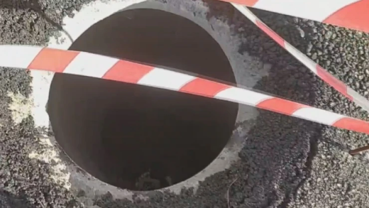 Rögara düştü 3 metre zemine çakıldı