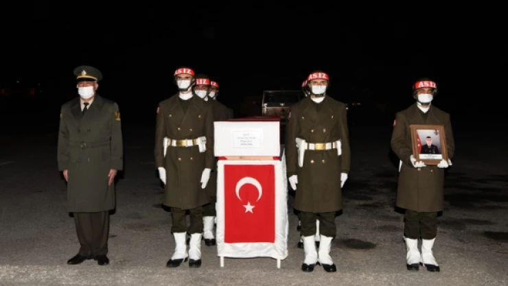 Şehit Piyade Uzman Çavuş Harun Çalışkan memleketine uğurlandı