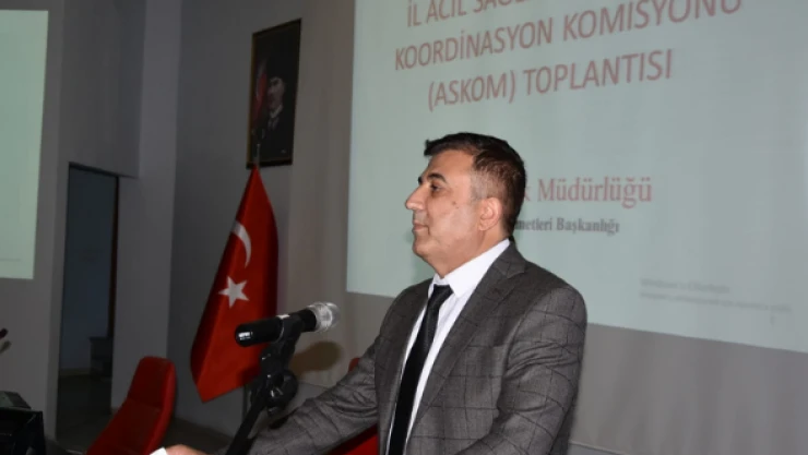 Van'da acil sağlık hizmetleri veren kurumlar toplandı