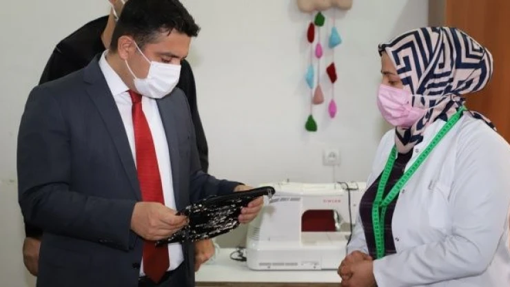 Kaymakam Tunç kursiyerlerle bir araya geldi