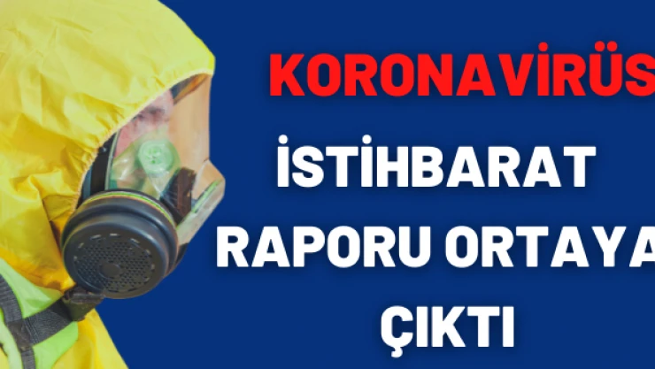 Koronavirüs istihbarat raporu ortaya çıktı