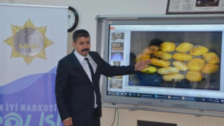 Muş'ta lise öğretmenlerine uyuşturucuyla mücadele anlatıldı