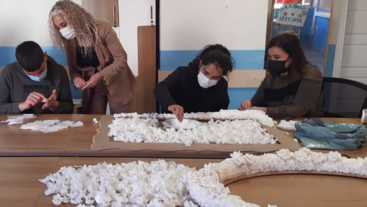 Özel gereksinimli öğrenciler meslek sahibi oluyor