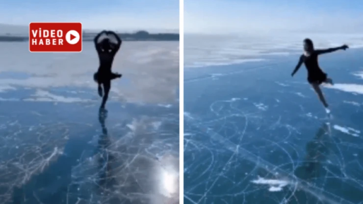 Çıldır Gölü'nde bir kuğu: İklim Şentunalı