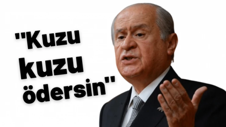 Bahçeli'den Kılıçdaroğlu'na: &quotElektriği kesilmelidir&quot