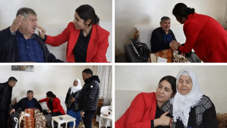 Başkan Acar, çınarların gönlünü aldı