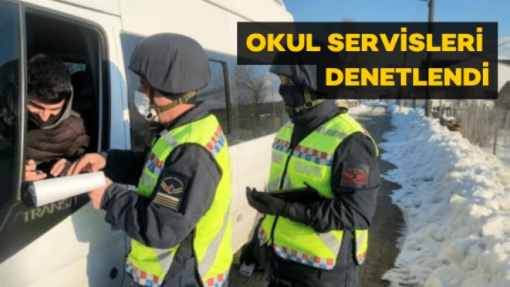 Bingöl'de okul servislerine denetim yapıldı