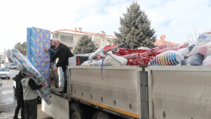 Erzincan'dan Suriye'ye büyük yardım