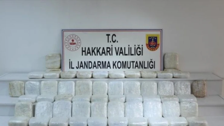 Hakkari'de hava destekli uyuşturucu operasyonu!