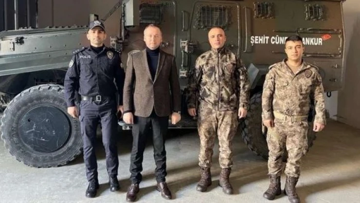 Hizan Kaymakamı Yelek'ten polis ekiplerine ziyaret