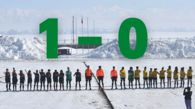 Karın meleklerinden 1-0'lık galibiyet