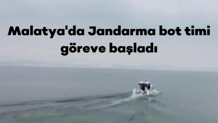 Malatya  Jandarma Asayiş Bot Timi göreve başladı