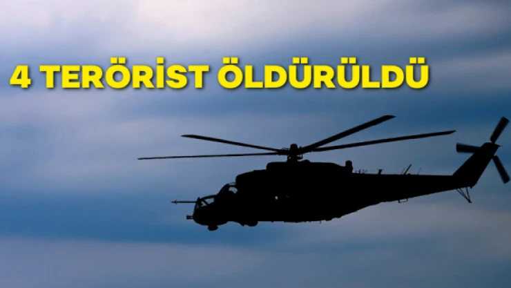 Pençe Şimşek bölgesinde 4 PKK'lı etkisiz hale getirildi