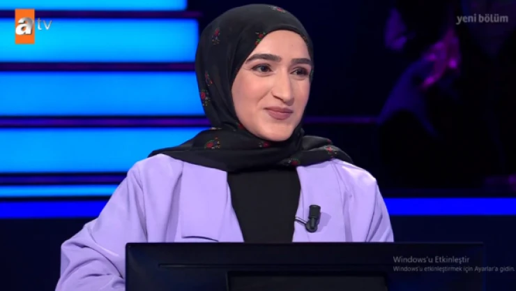 Şırnaklı Halime Kim Milyoner Olmak İster'de 30 bin TL'nin sahibi oldu