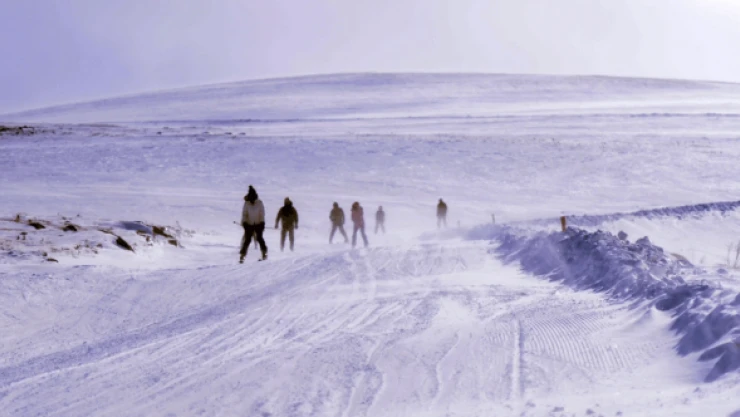Yalnızçam'ın tipisi kayakseverleri durduramadı