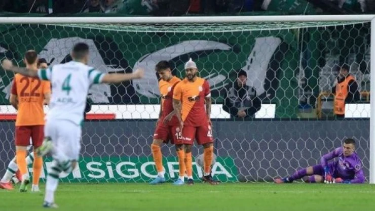 Galatasaray deplasmanda puan kaybetti