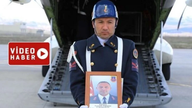 Şehit Uzman Çavuş İsmail Ergin son yolculuğuna uğurlandı