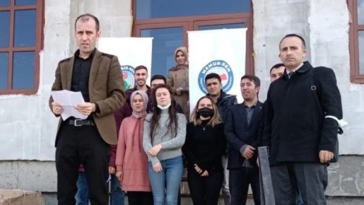 Ardahan'da veterinere şiddete kınama