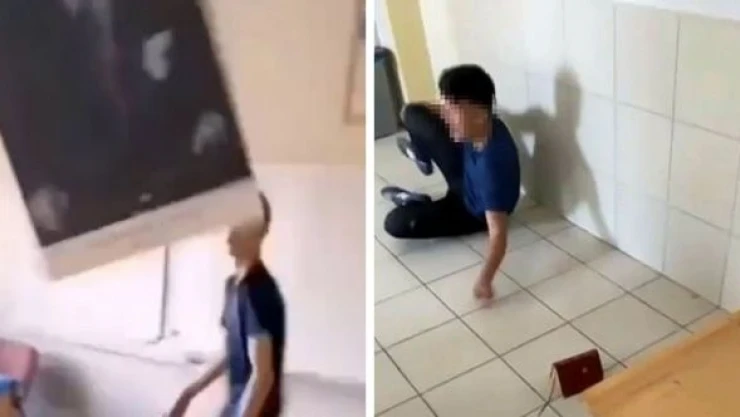 Kuran'ı Kerime tekmeden sonra şimdide Atatürk portresine saldırı!