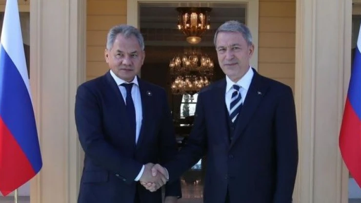 Milli Savunma Bakanı Akar, Rus mevkidaşı Şoygu ile görüştü