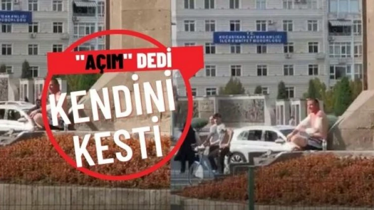 &quotAçım" dedi, kendisini acımadan doğradı