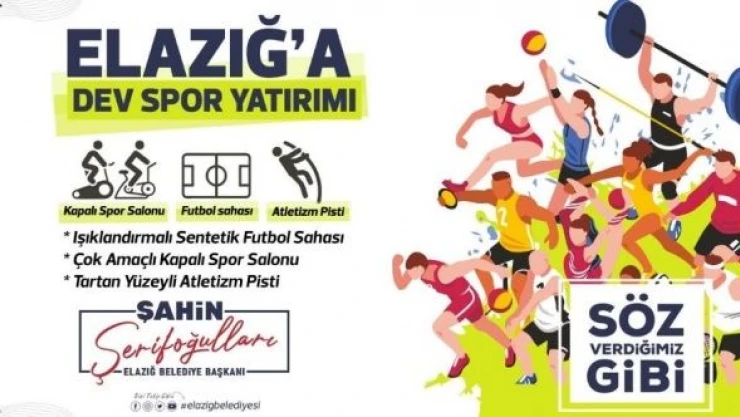 Elazığ'a dev spor kompleksi yatırımı yapıldı