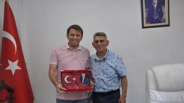 Şehit ve Gazi Aileleri Derneği'nden Bulanık Emniyet Müdürü Tefek'e ziyaret