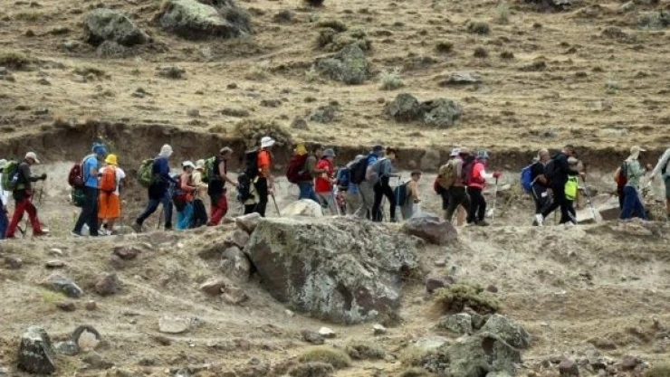 Ağrı'da dağcılık ve doğa sporlarına ilgi arttı