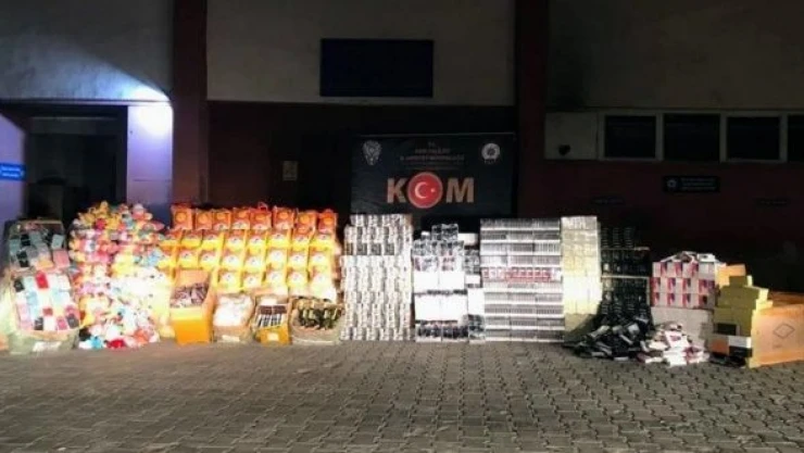 Ağrı'da gümrük kaçakçılığı operasyonu!