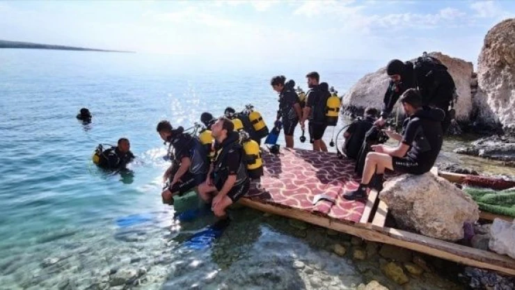 Bitlis'te dalış okulunda eğitim sezonu başladı!