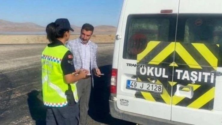 Bulanık'ta  okul çevrelerinde denetim çalışması yapıldı