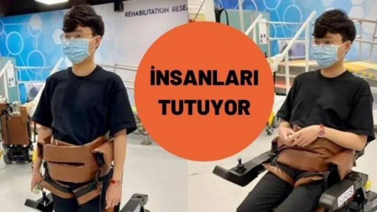 İnsan tutan robot geliştirildi!