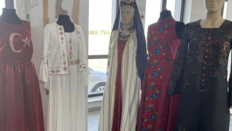Malatya'da geleneksel kumaşlar modern kıyafetlere dönüştü
