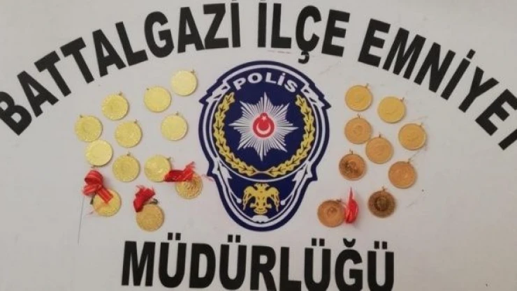 Malatya'da sahte altınla dolandırıcılık operasyonu!