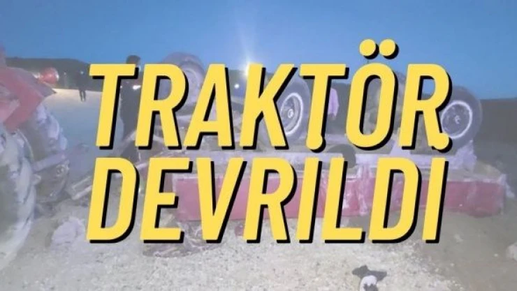 Malatya'da traktör kazası!