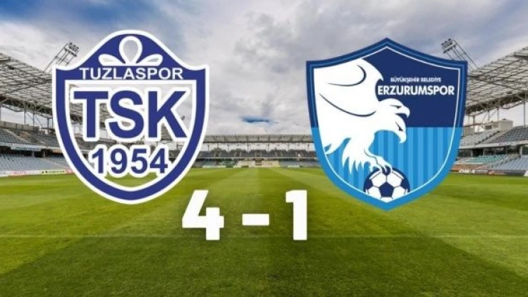 Tuzlaspor: 4 - Erzurumspor FK: 1