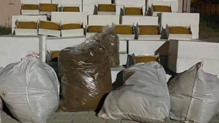 Van'da gümrük kaçağı malzemeler ele geçirildi