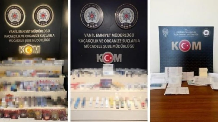 Van'da gümrük kaçakçılığı operasyonu!