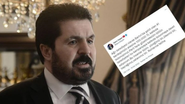 Ağrı Belediyesi maden şehitlerine kayıtsız kalmadı