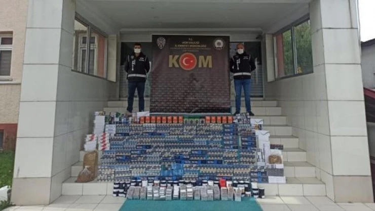 Ağrı'da, 'Nefes-2 Operasyonu'nda gümrük kaçağı ürünler ele geçirildi