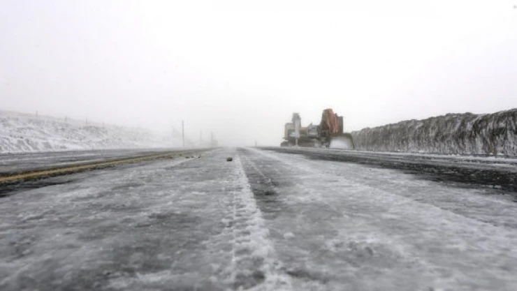 Ardahan-Şavşat yolunda tipi