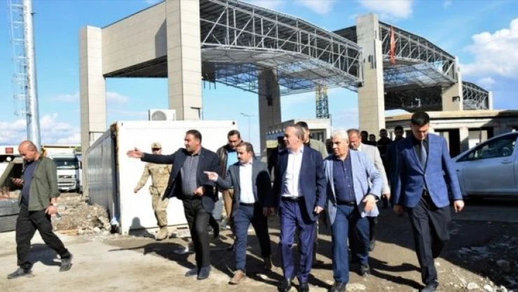 Türkgözü Gümrük Kapısı inşaat çalışmaları sürüyor