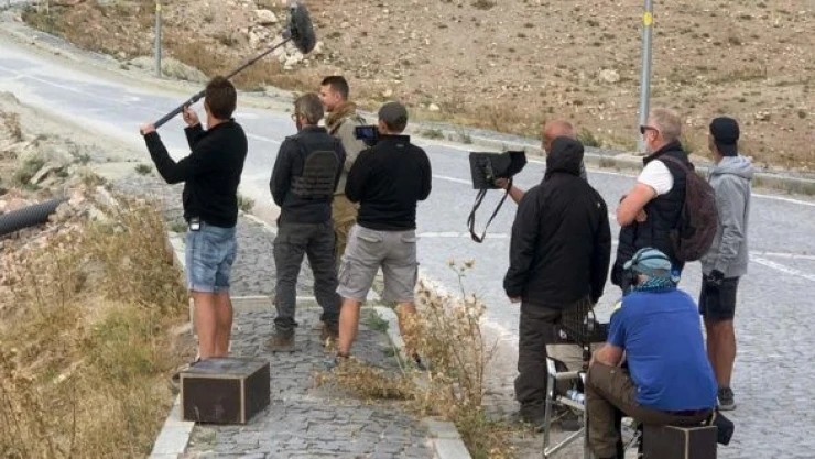 Çek yapımı sinema filmi Ağrı'da çekiliyor