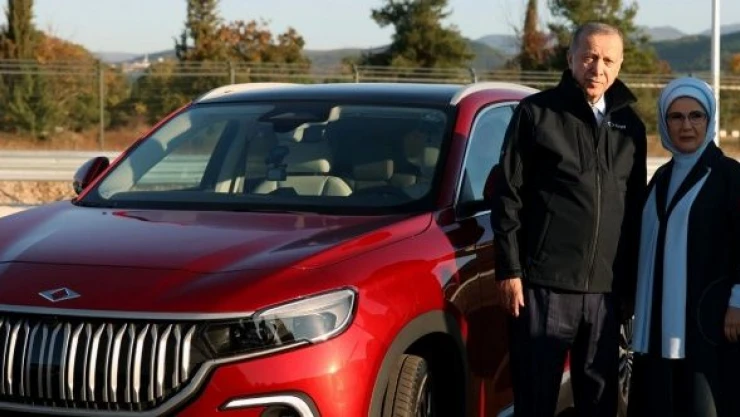 Cumhurbaşkanı Erdoğan'dan TOGG için ilk özel mesaj geldi