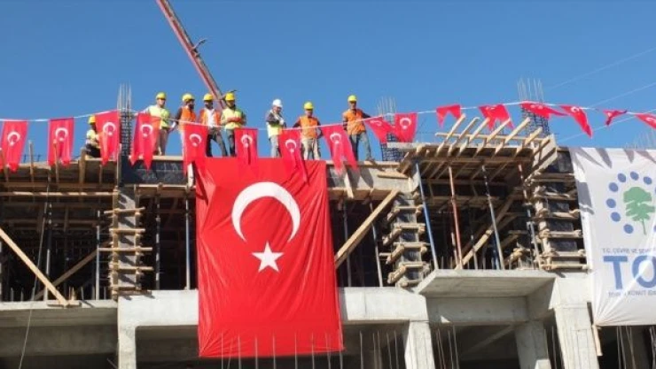 Elazığ'da 'İlk Evim, İlk İşyerim Projesi' kapsamındaki konutların temeli atıldı